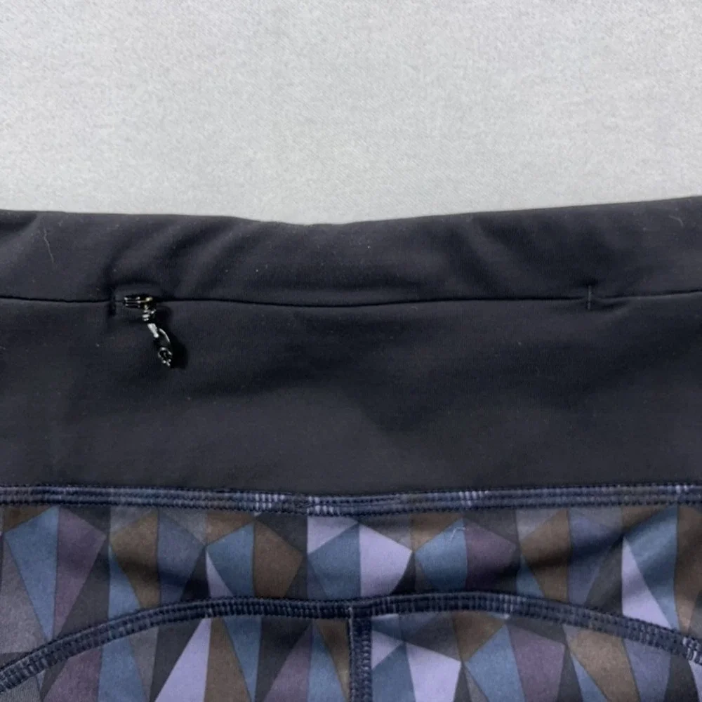 Lululemon‎ Speed Tight Women 6 Stained Glass / Black Pockets